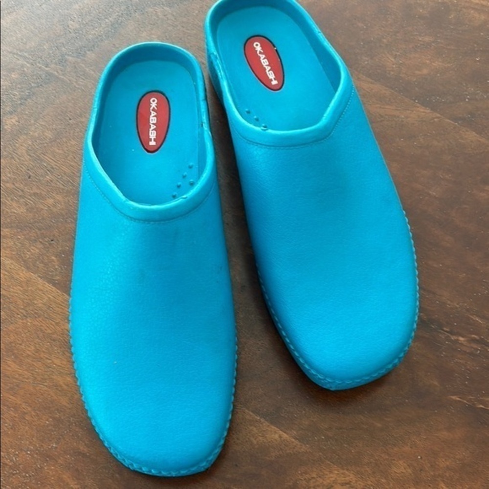 Okabashi Vibrant Blue Slip-On Shoes
